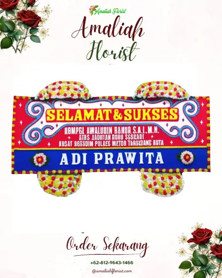 Papan Bunga Ucapan Selamat Pendoworejo